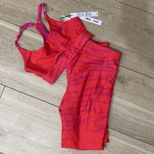 ASOS 4505 Workout Set - Sports Bra and Leggings - Animal Print